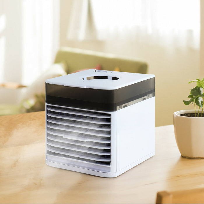 Ultimate 4-in-1 Portable Cooling Solution: AC Air Conditioner, Fan, Humidifier, and Upgraded Cooling Fan for Home, Office, and Outdoor Use