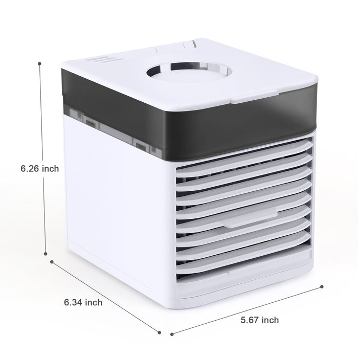 Ultimate 4-in-1 Portable Cooling Solution: AC Air Conditioner, Fan, Humidifier, and Upgraded Cooling Fan for Home, Office, and Outdoor Use