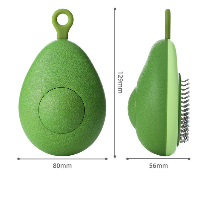 Portable Cat Grooming Massage Brush One-Button Remove Floating Hair Scraper Cats Dogs Pet Self Cleaning Tool Accessories