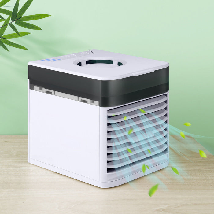 Ultimate 4-in-1 Portable Cooling Solution: AC Air Conditioner, Fan, Humidifier, and Upgraded Cooling Fan for Home, Office, and Outdoor Use