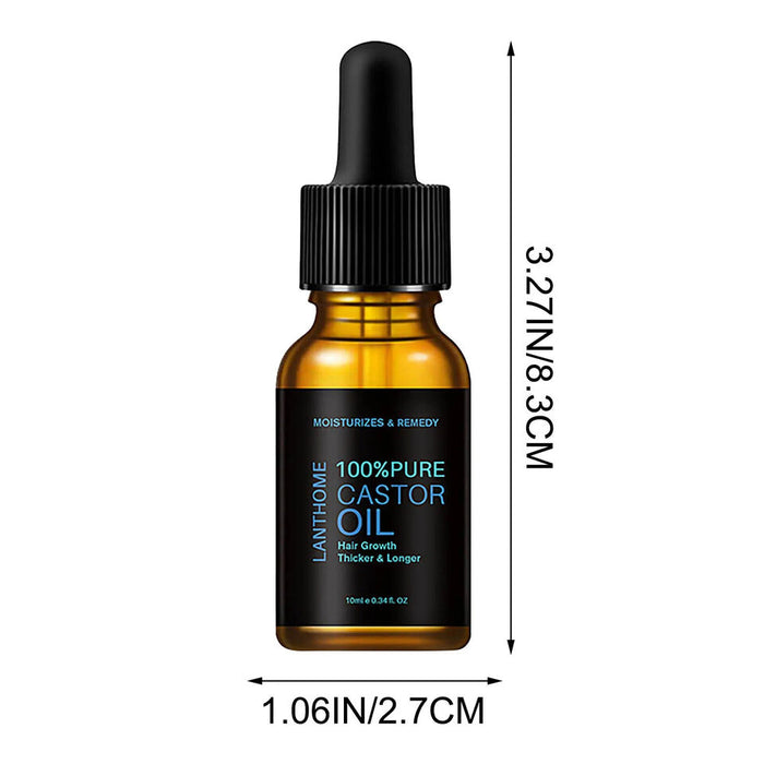 Castor Oil Mascara Nourishing Care for Soft, Split-End Free Hair 10ml
