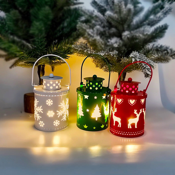 Nordic Style LED Lanterns and Electronic Candles: Creative Holiday Decorations with Wind Lights