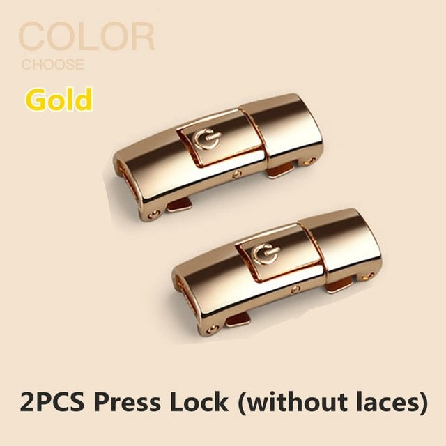 Press Lock Shoelaces without ties Elastic Laces Sneaker 8MM Widened Flat No Tie Shoe laces