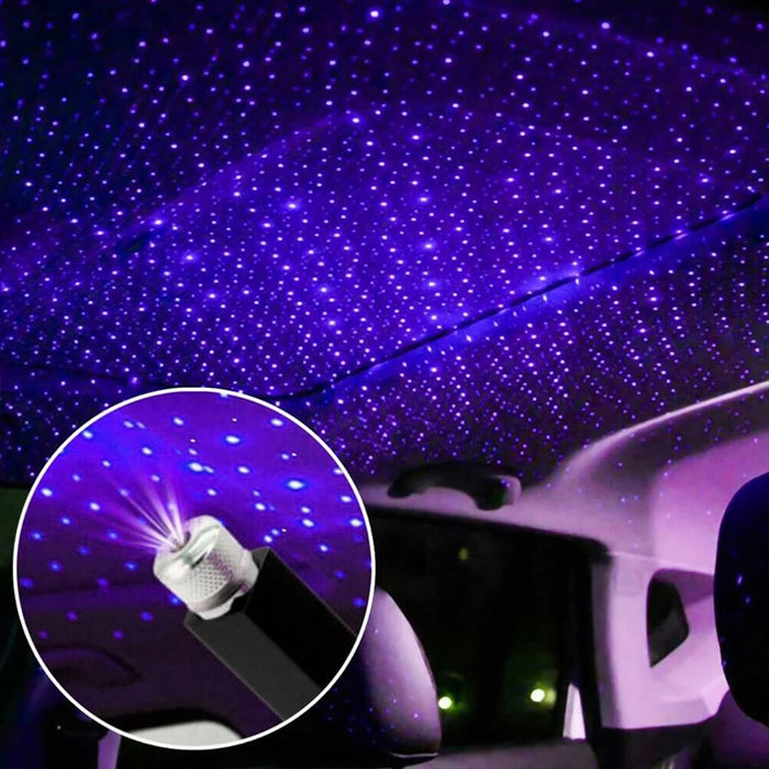 LED Car Roof Light Galaxy Atmosphere Light Adjustable for Ceiling Decoration