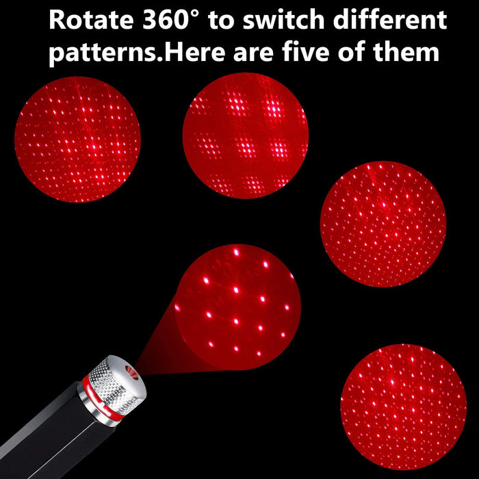 LED Car Roof Light Galaxy Atmosphere Light Adjustable for Ceiling Decoration