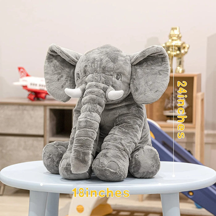 Stuffed Elephant Plush Animal Toy 24 Inch