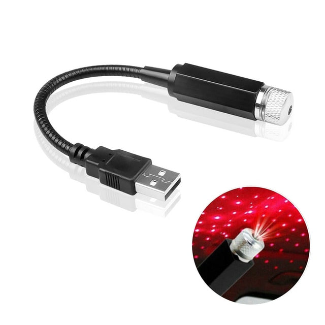 LED Car Roof Light Galaxy Atmosphere Light Adjustable for Ceiling Decoration