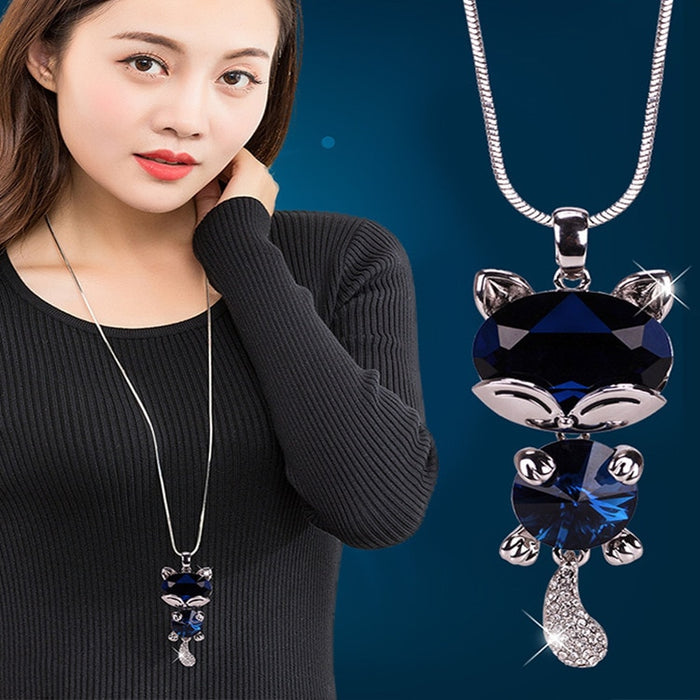Women Classic Long Chain Necklace