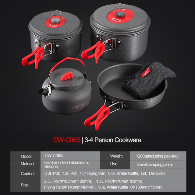 Outdoor Folding Camping Pot