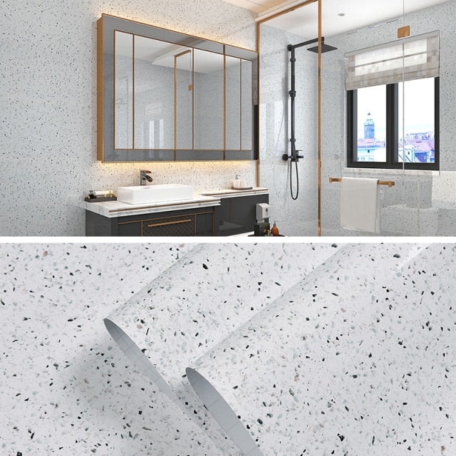 Furniture Waterproof Marble Wallpaper