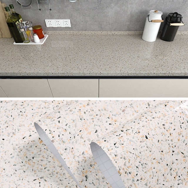 Furniture Waterproof Marble Wallpaper