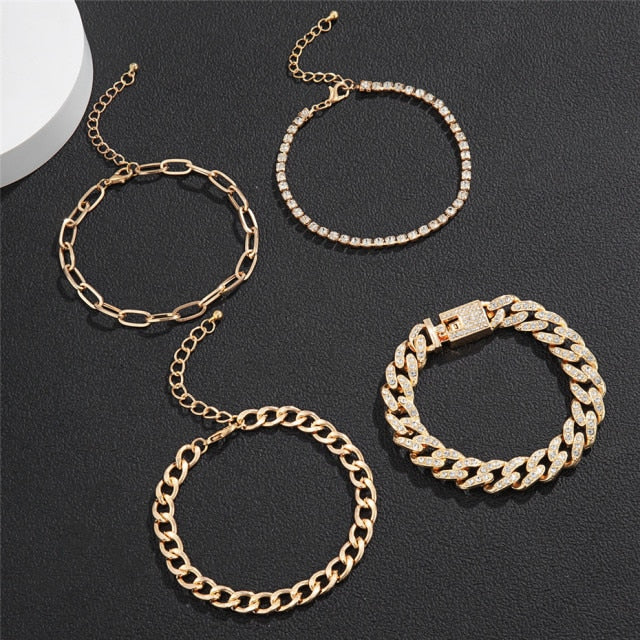 Luxury Shiny Rhinestone Bracelets