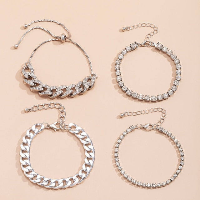 Luxury Shiny Rhinestone Bracelets