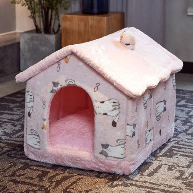 Foldable Dog House Kennel Bed