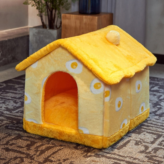 Foldable Dog House Kennel Bed