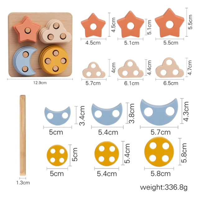 Nordic Style Silicone Stars