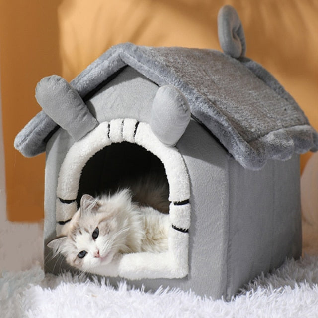 Foldable Dog House Kennel Bed