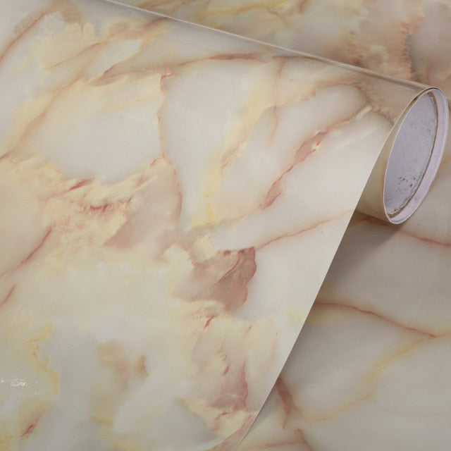 Furniture Waterproof Marble Wallpaper