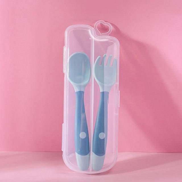 2PCS Silicone Spoon Fork