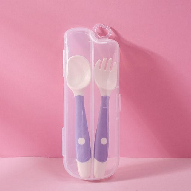 2PCS Silicone Spoon Fork