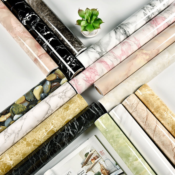 Furniture Waterproof Marble Wallpaper