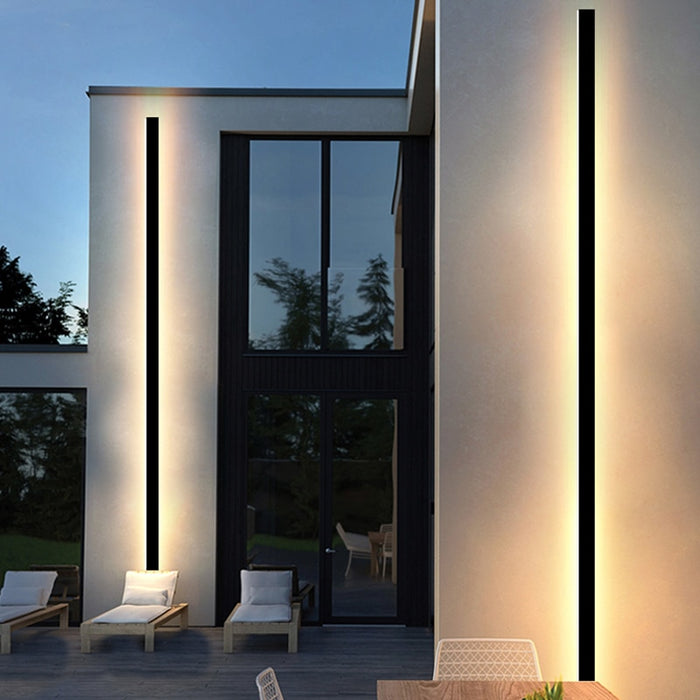 LED Garden Long Wall Light