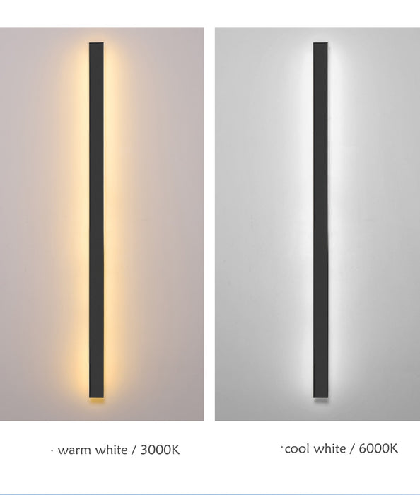 LED Garden Long Wall Light