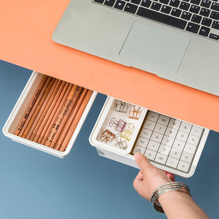 Self Stick Pencil Tray Under Desk
