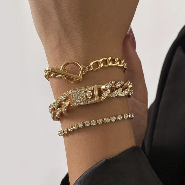 Luxury Shiny Rhinestone Bracelets