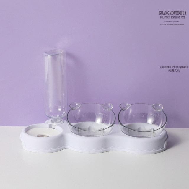Cat Automatic Feeding Drinking Bowl