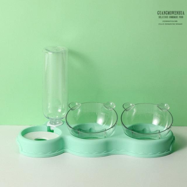 Cat Automatic Feeding Drinking Bowl