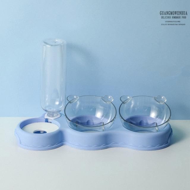 Cat Automatic Feeding Drinking Bowl