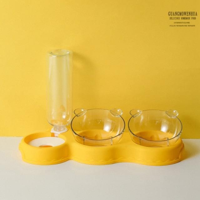 Cat Automatic Feeding Drinking Bowl