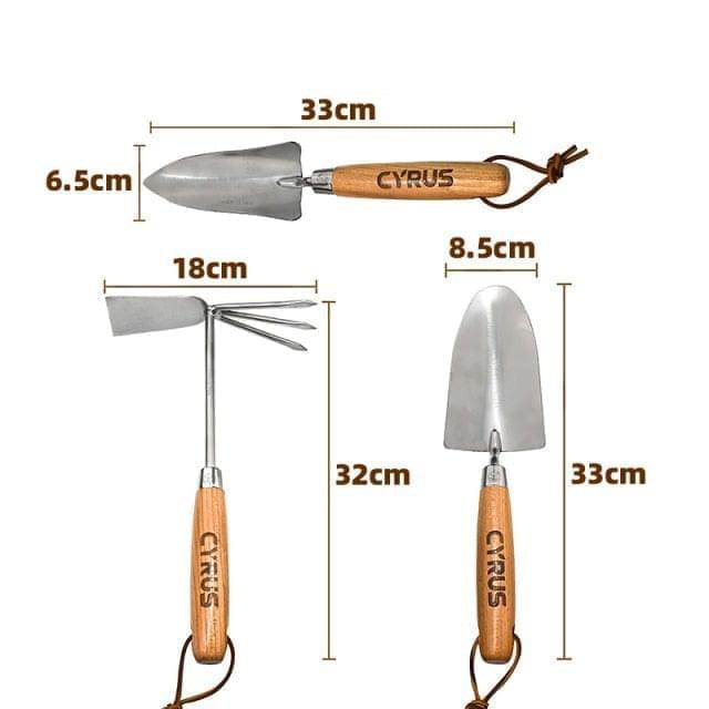 3 Pcs Garden Tools Set