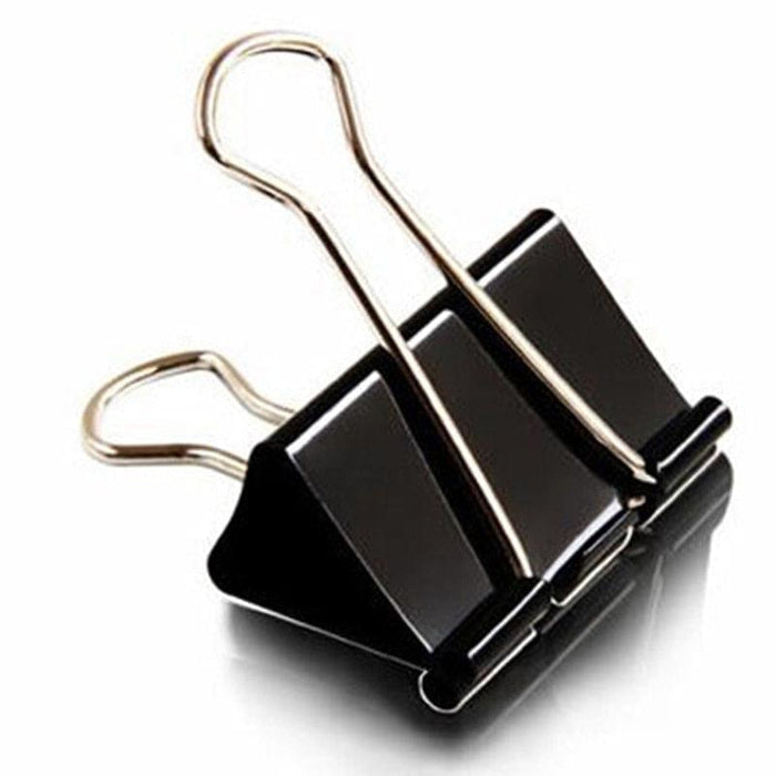 Black Metal Binder Clips