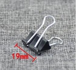 Black Metal Binder Clips