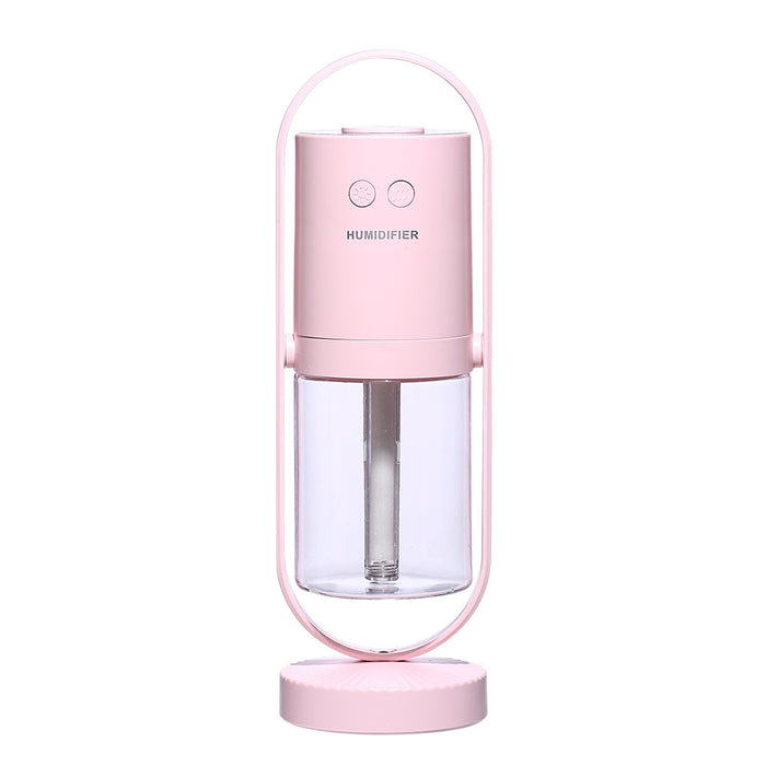 Magic Shadow USB Air Humidifier with Projection Night Lights: Ultrasonic Mist Maker and Mini Air Purifier for Home, Office, and Car