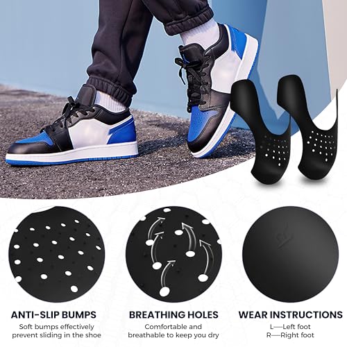 Anti-Wrinkle Shoe Crease Protectors for Air Force 1 & Jordan | 3 Pairs | Comfortable TPE Comfort