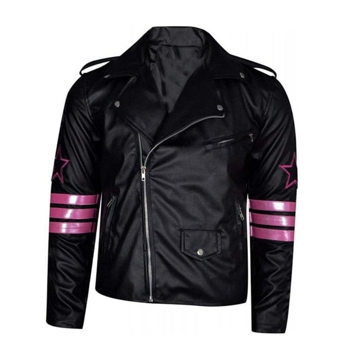 Hitman Bret Hart Wrestler Leather Jacket