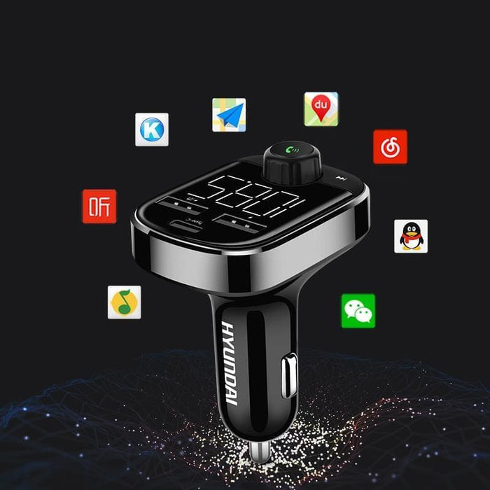 Car Mp3 New Qc3.0Type-C Bluetooth Car Charger Bluetooth Receiver