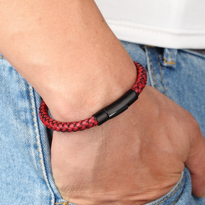 Men Leather Bracelet