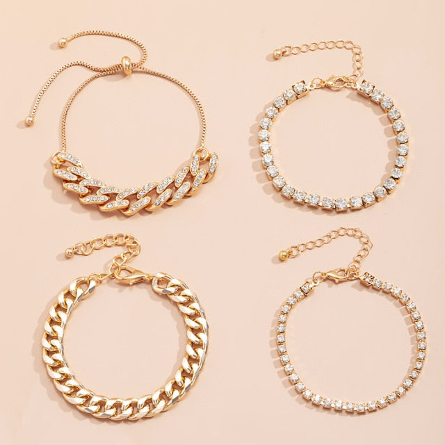Luxury Shiny Rhinestone Bracelets