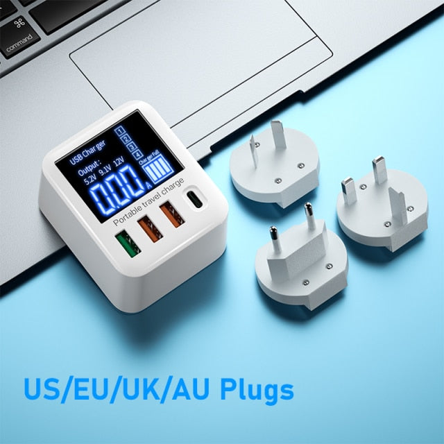 Quick USB Charger Wall Hold