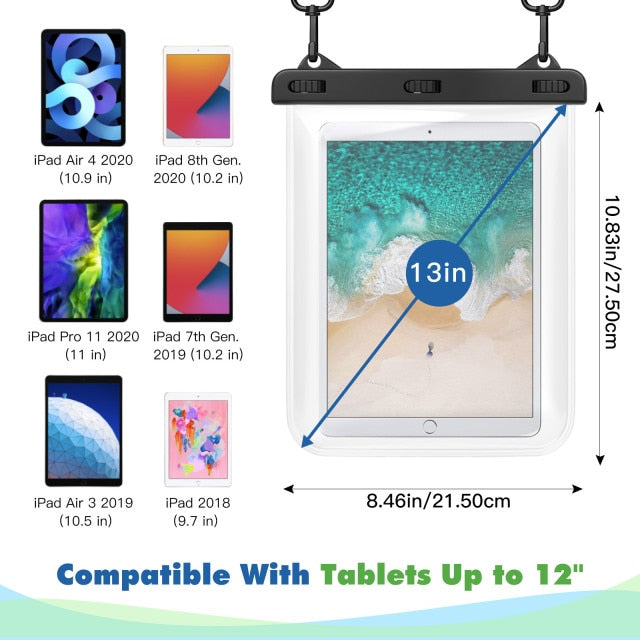 Universal Waterproof Tablet Case