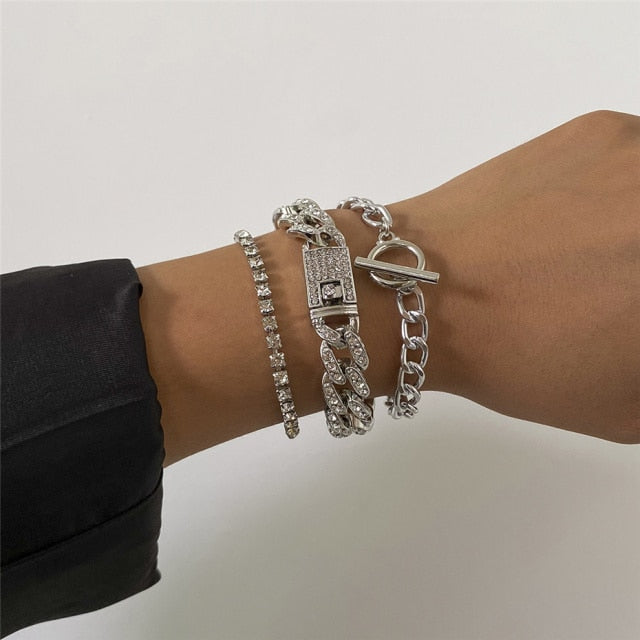 Luxury Shiny Rhinestone Bracelets